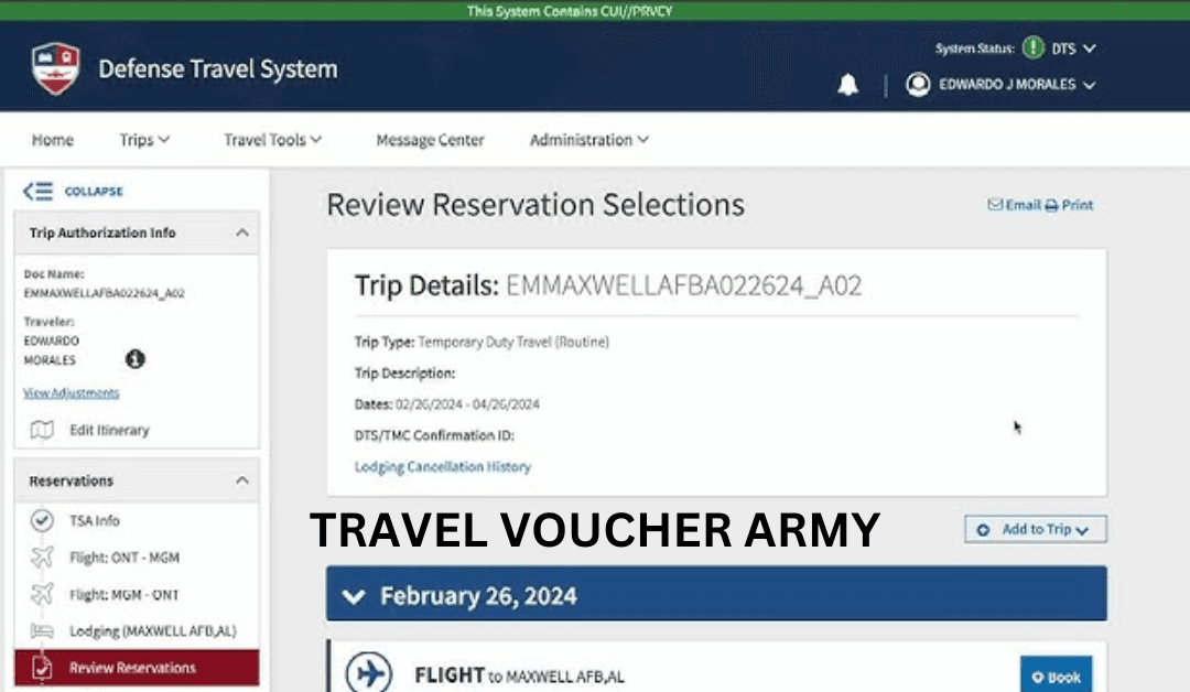 Army travel vouchers offering unique experiences and savings for military personnel.