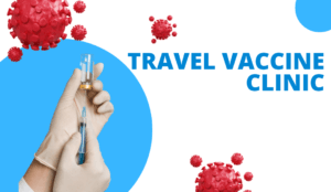 Travel vaccine clinic offering essential vaccinations for travelers.