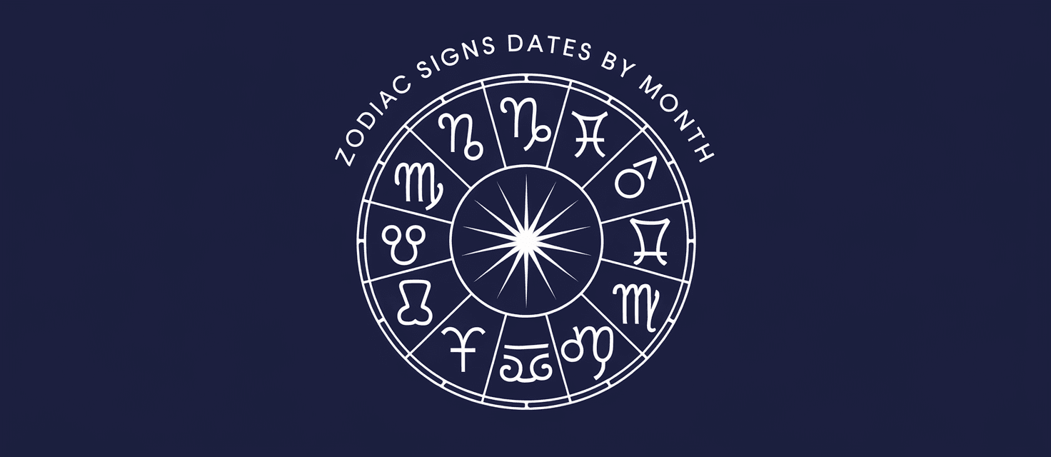 zodiac signs dates by month